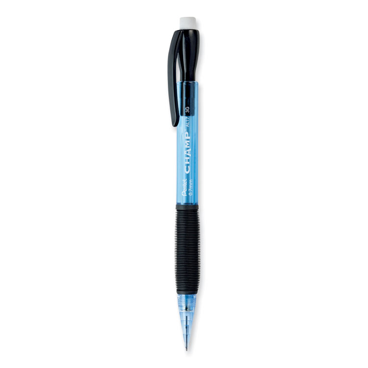 Pentel Champ Mechanical Pencil Value Pack, 0.7 mm, HB (#2), Black Lead, Blue Barrel, 24/Pack (PENAL17CSWUS)
