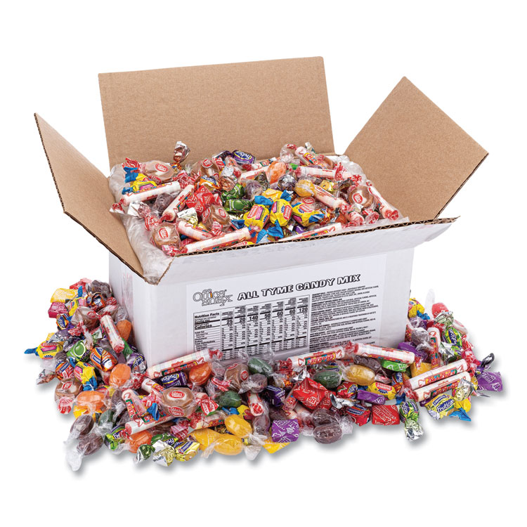 Office Snax Candy Assortments, All Tyme Candy Mix, 5 lb Carton (OFX00663)