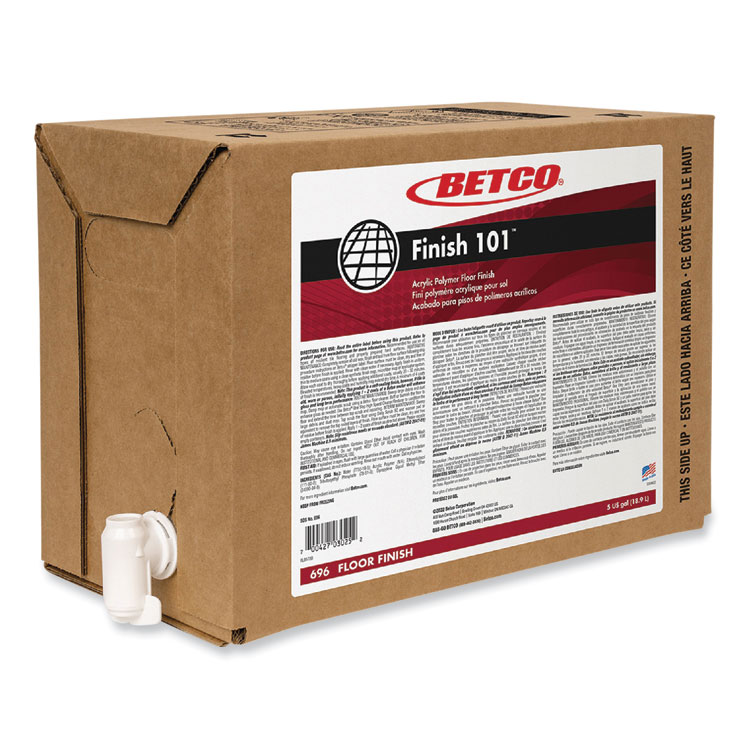 101 Finish 101 Floor Finish, 5 gal Bag-in-Box (BET696B500)