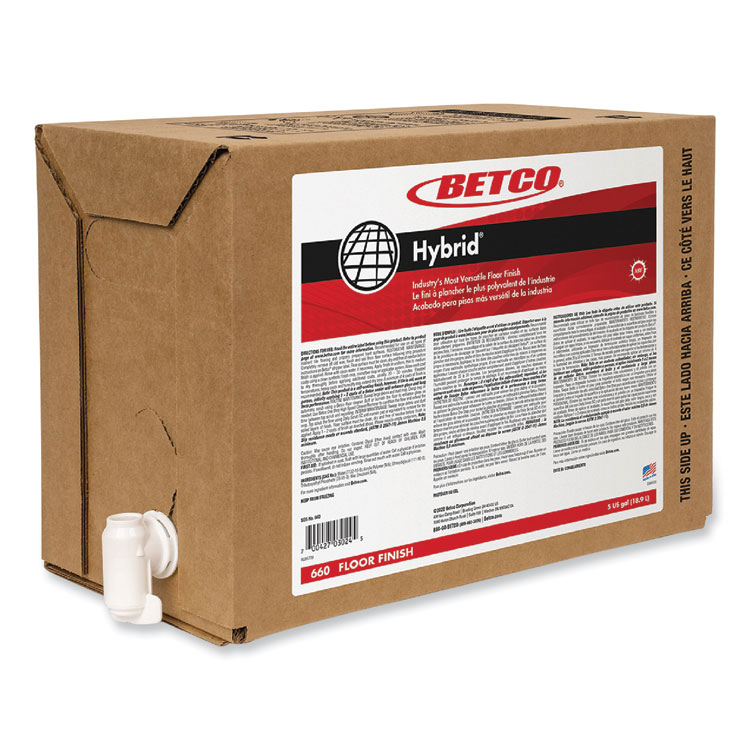 BETCO CORPORATION Hybrid Floor Finish, 5 gal Bag-in-Box (BET660B500)