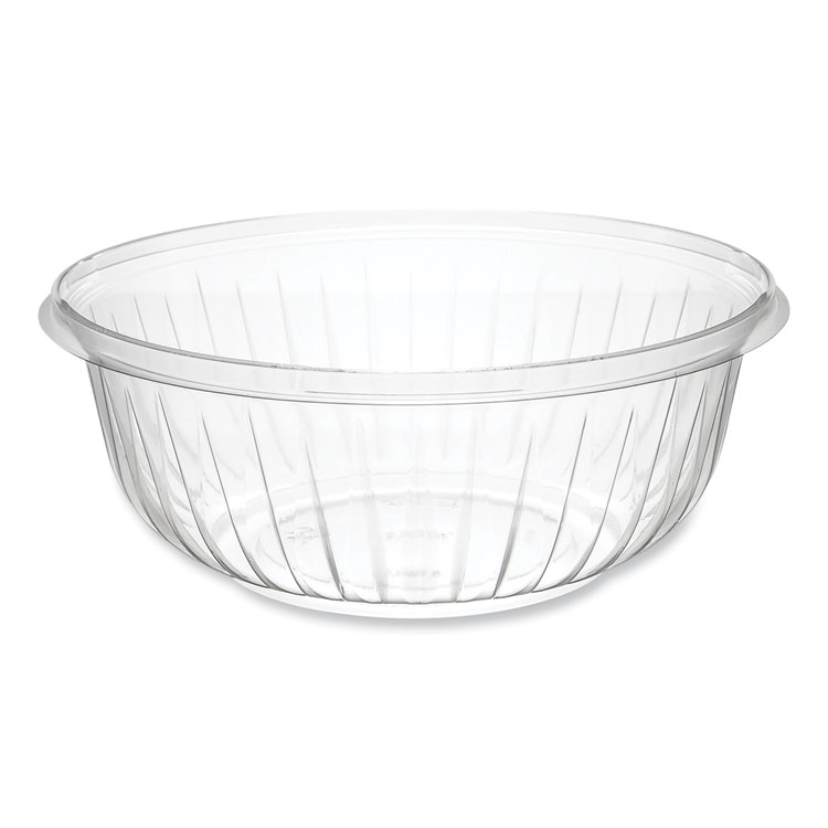Dart PresentaBowls Clear Bowls, 32 oz, Plastic, 63/Bag, 4 Bags/Carton, 252 Bowls/Carton (DCCPET32B)