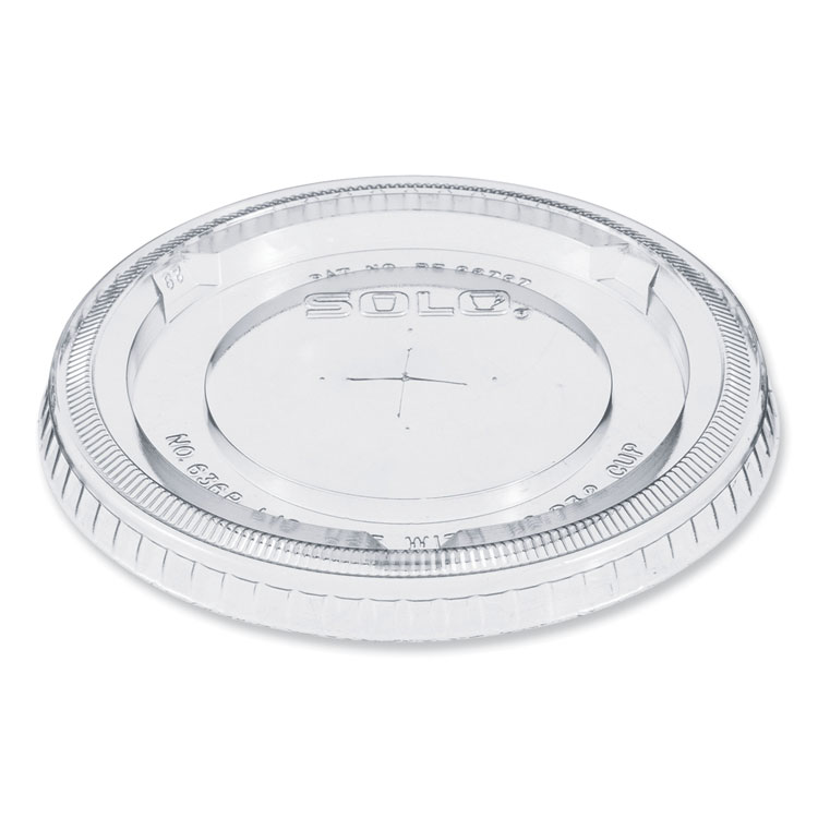 Dart Plastic Cold Cup Lids, Fits 32 oz Cold Cups, Plastic, Clear, 500/Carton (DCC636TS)