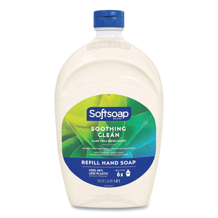 Softsoap Moisturizing Hand Soap Refill with Aloe, Fresh Scent, 50 oz (CPC45992EA)