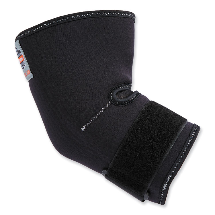 ergodyne ProFlex 655 Compression Arm Sleeve with Strap, Large, Black (EGO16584)