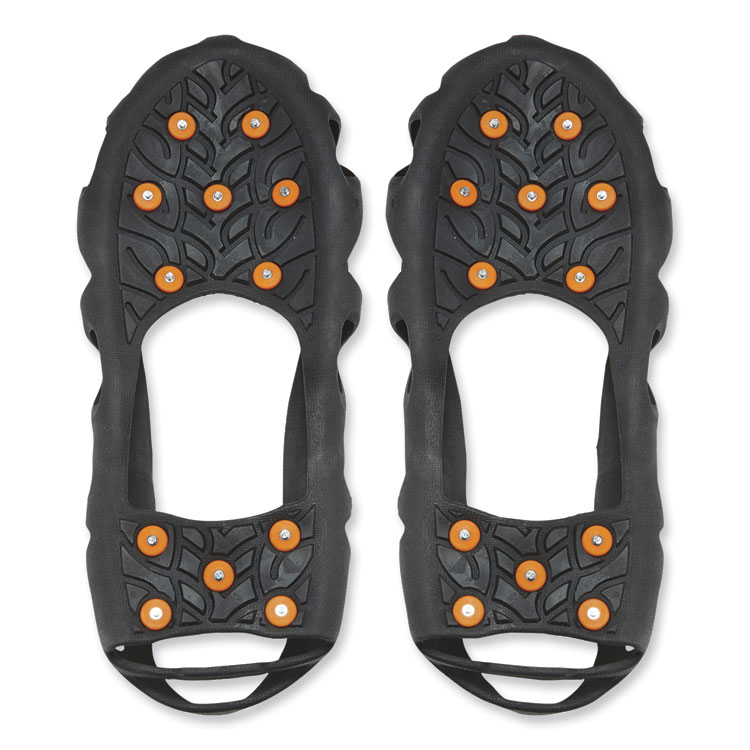 ergodyne Trex 6304 One-Piece Step-In Full Coverage Ice Cleats, Small, Black, Pair (EGO16782)