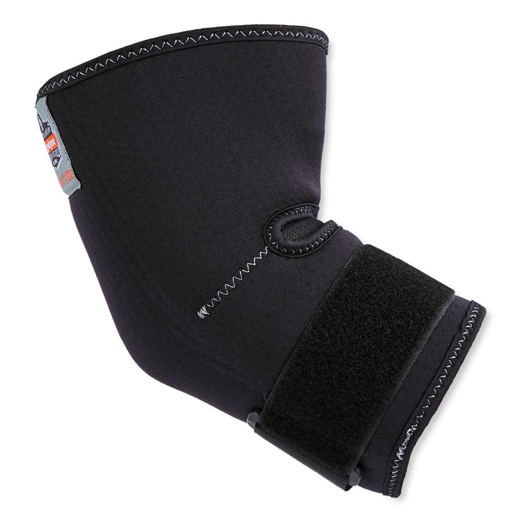 ergodyne ProFlex 655 Compression Arm Sleeve with Strap, Small, Black (EGO16582)