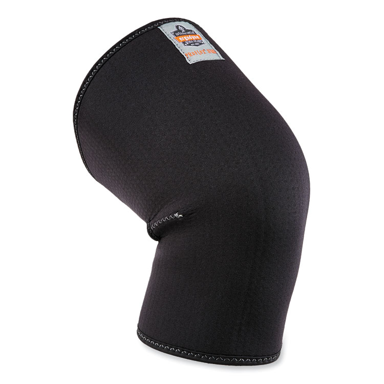ergodyne ProFlex 600 Neoprene Single Layer Knee Sleeve, Large, Black (EGO16504)