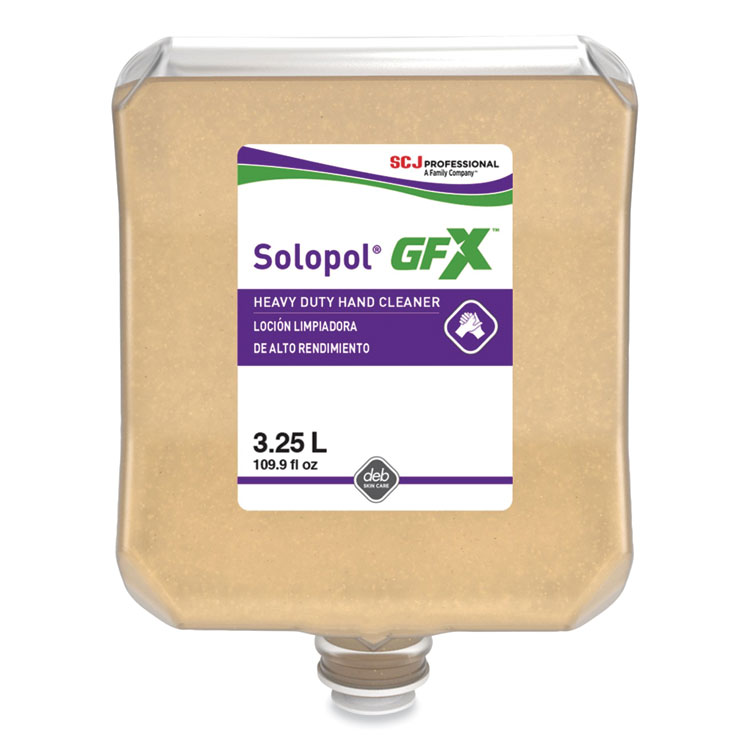 SC Johnson Professional Solopol GFX Heavy Duty Hand Cleaner Refill, Citrus Scent, 3.25 L, 2/Carton (SJNGPF3LNA)