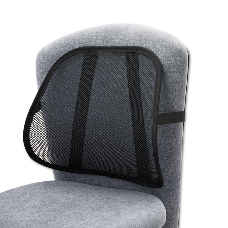 Safco Mesh Backrest, 17.5 x 3 x 15, Black (SAF7153BL)