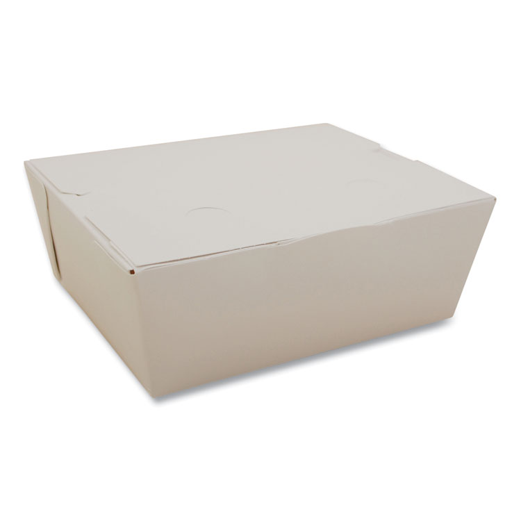 SCT ChampPak Carryout Boxes, 6 x 4.75 x 2.5, White, Paper, 300/Carton (SCH0748)