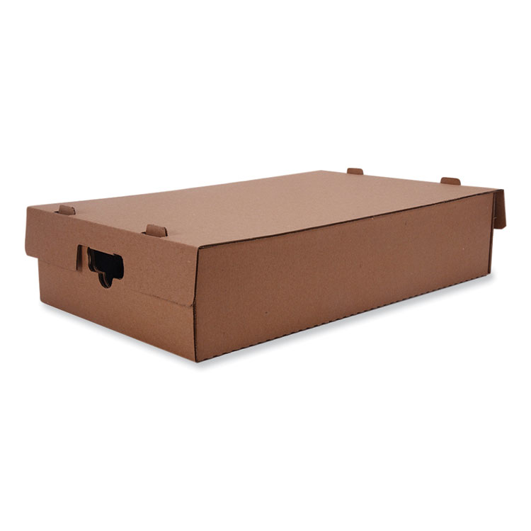 SCT Stackable Catering Tray, 22 x 14.12 x 5.62, White, Paper, 12/Carton (SCH1170)