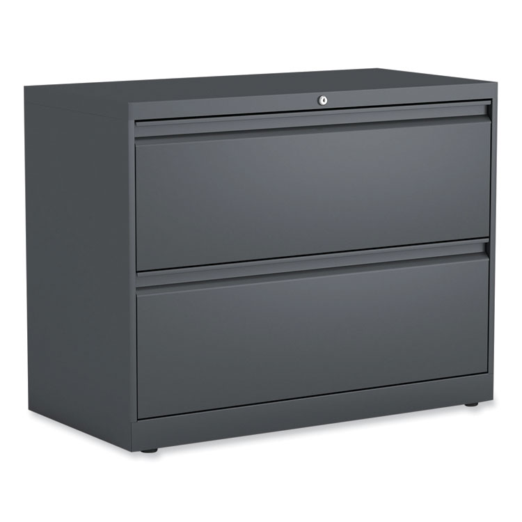 ALEHLF3629CC - Alera Lateral File, 2 Legal/Letter/A4/A5-Size File Drawers, Charcoal, 36" x 18.63" x 28" (ALEHLF3629CC)
