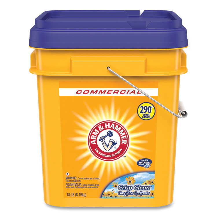 Arm & Hammer Powder Laundry Detergent, Crisp Clean, 18 lb Pail (CDC3320001001)