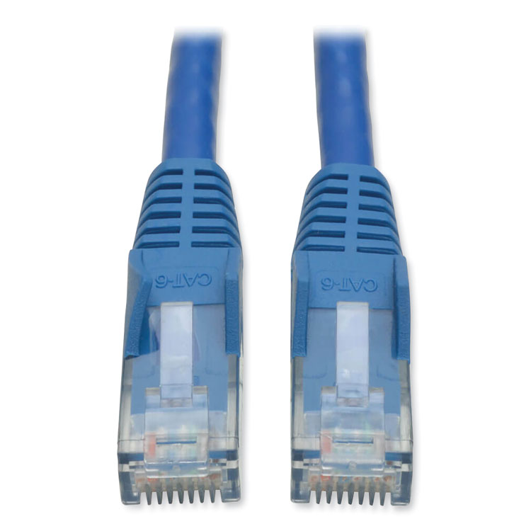 Tripp Lite by Eaton CAT6 Gigabit Snagless Molded Patch Cable, 1 ft, Blue (TRPN201001BL)