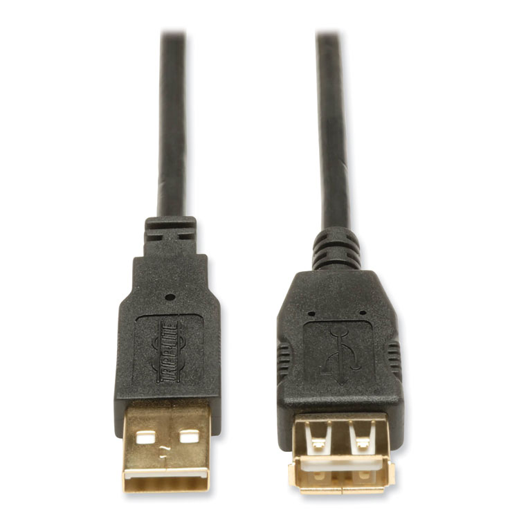 Tripp Lite by Eaton USB 2.0 A Extension Cable, 6 ft, Black (TRPU024006)