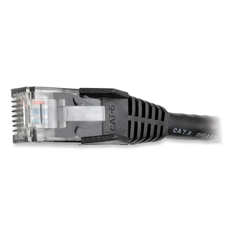 TRPN201007BK - Tripp Lite by Eaton CAT6 Gigabit Snagless Molded Patch Cable, 7 ft, Black (TRPN201007BK)