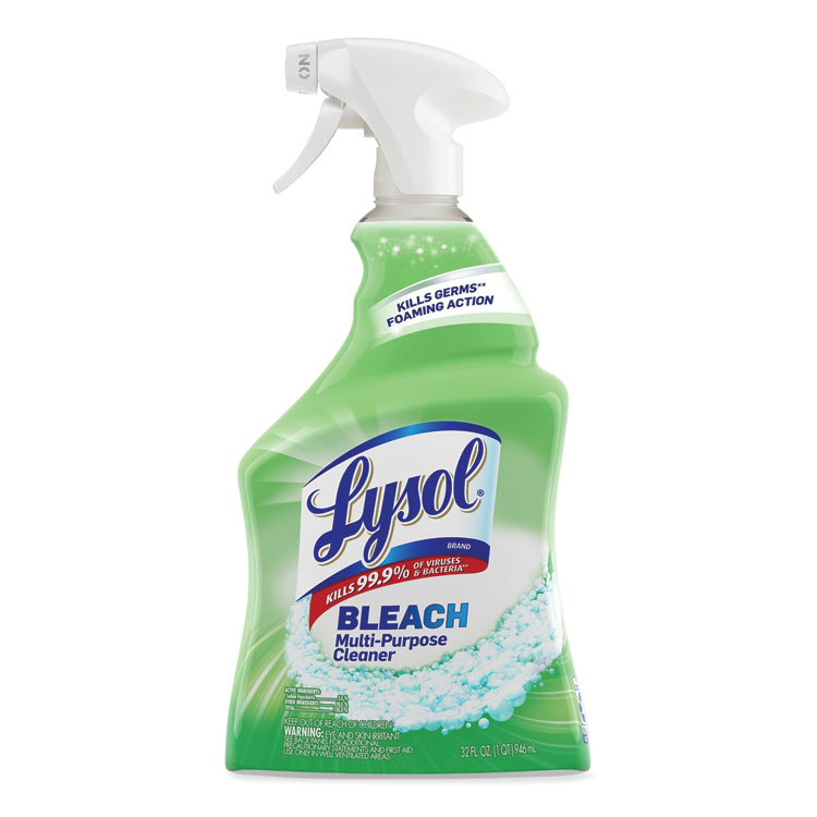LYSOL Brand Multi-Purpose Cleaner with Bleach, 32 oz Spray Bottle (RAC78914)