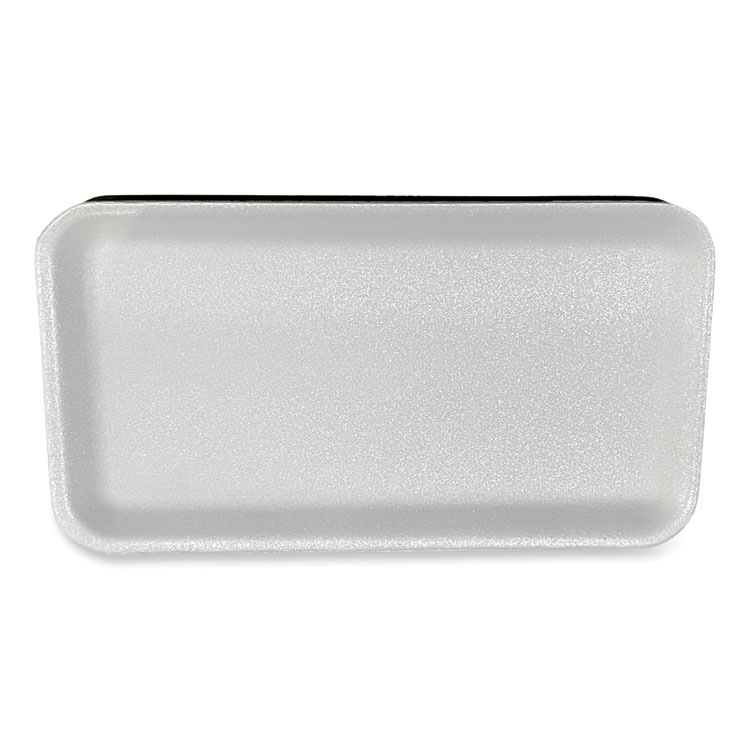 GEN Meat Trays, #10S, 10.93 x 5.75 x 0.63, White, Foam, 500/Carton (GEN10SWH)