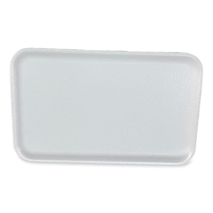 GEN Meat Trays, #16S, 11.63 x 7.25 x 0.54, White, Foam, 250/Carton (GEN16SWH)