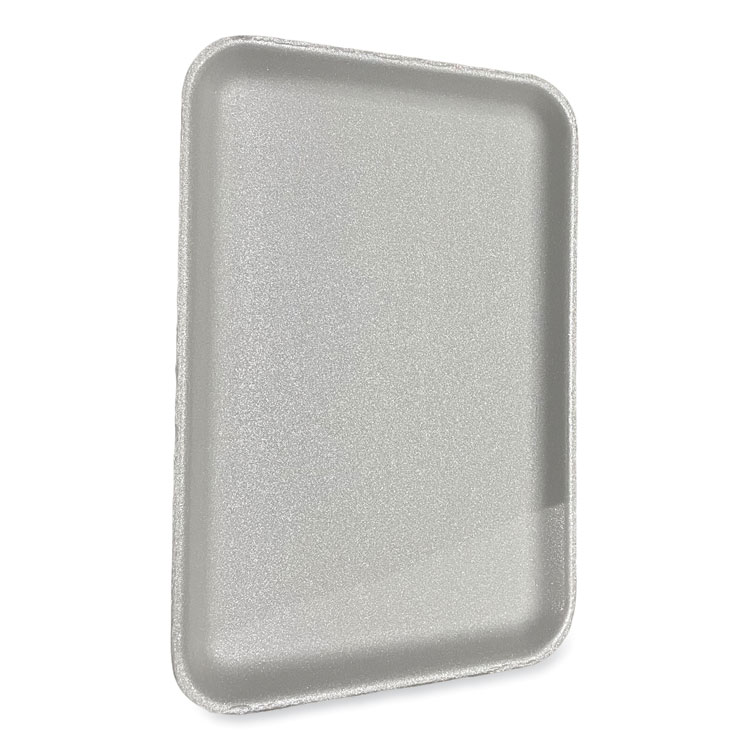 GEN Meat Trays, 13.81 x 9.25 x 0.71, White, Foam, 100/Carton (GEN1014WH)