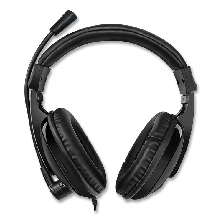 Adesso Xtream H5 Binaural Over The Head Multimedia Headset with Mic, Black (ADEXTREAMH5)