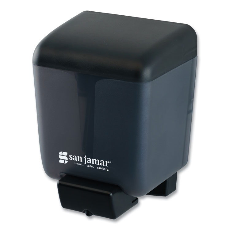 San Jamar Classic Bulk Soap Dispenser, 30 oz, 3.97 x 4.92 x 6.64, Black (SJMSN30TBK)