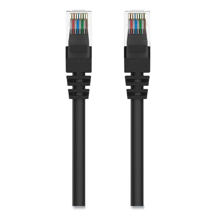 Belkin CAT6 UTP Computer Patch Cable, 5 ft, Black (BLKA3L98005BLKS)