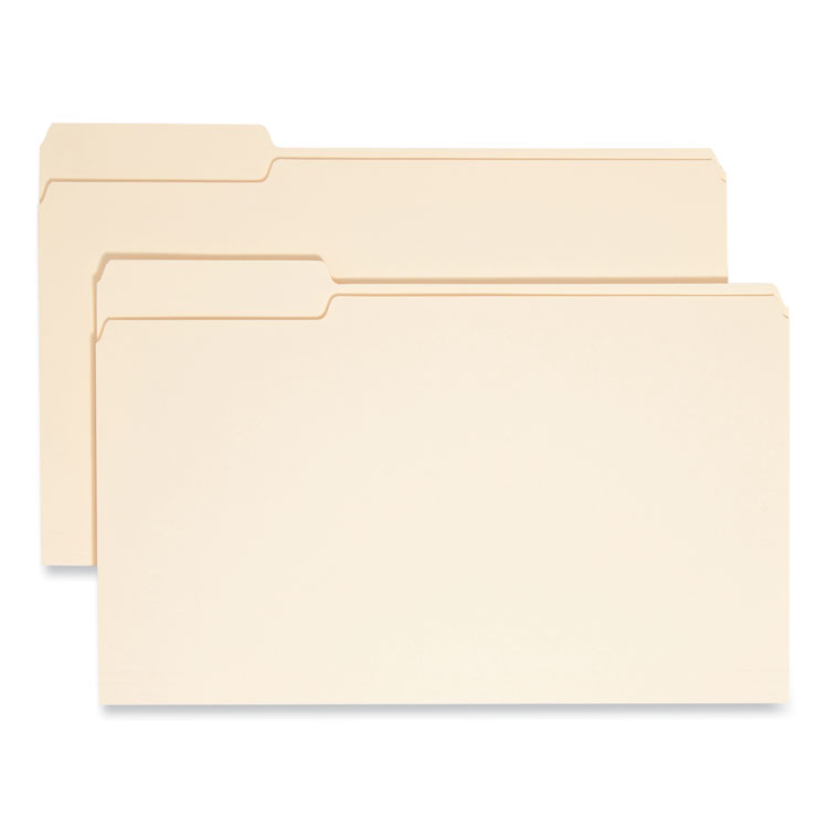 Smead Manila File Folders, 1/3-Cut Tabs: Left Position, Legal Size, 0.75" Expansion, Manila, 100/Box (SMD15331)