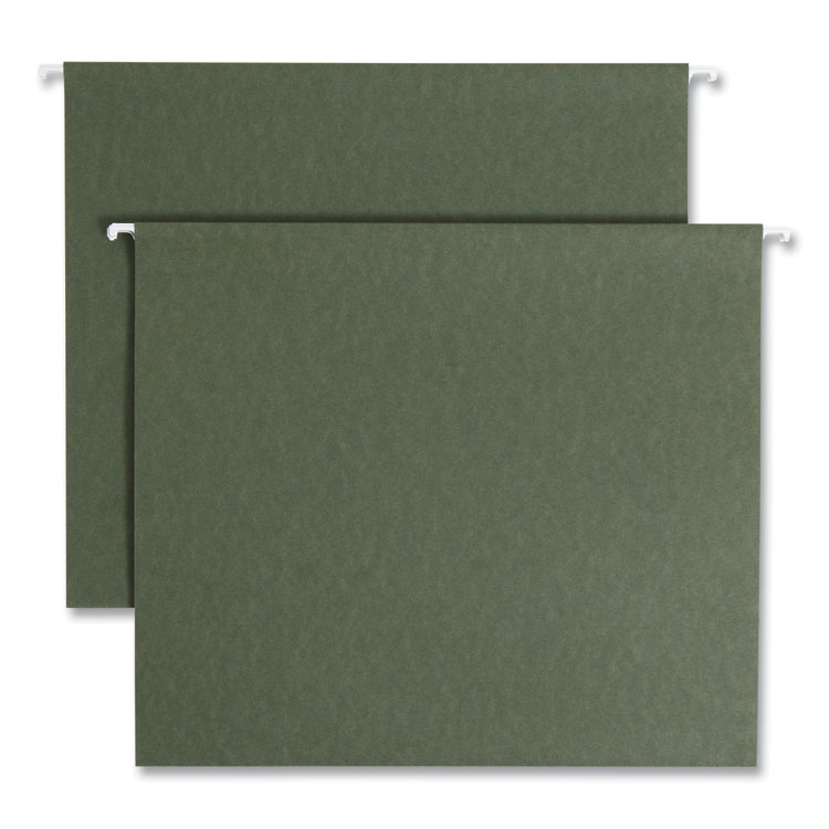 Smead Box Bottom Hanging File Folders, 2" Capacity, Letter Size, Standard Green, 25/Box (SMD64259)