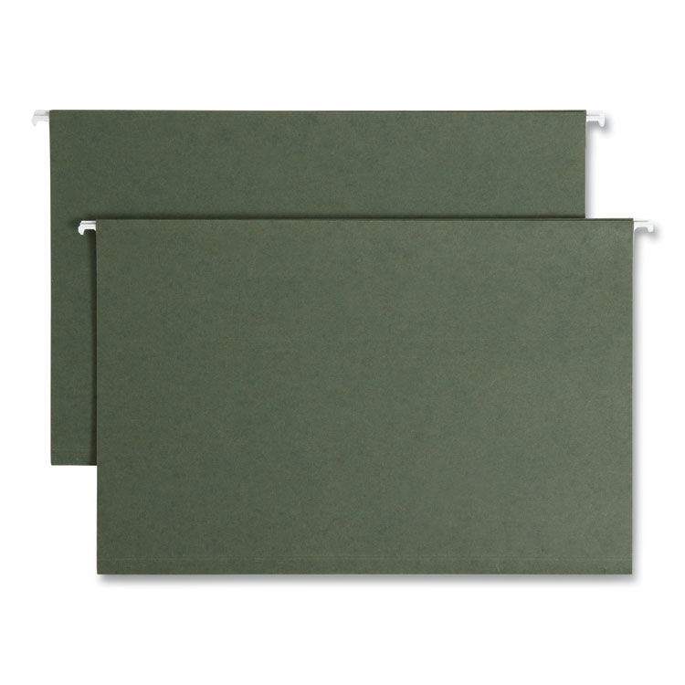 Smead Box Bottom Hanging File Folders, 1" Capacity, Legal Size, Standard Green, 25/Box (SMD64339)