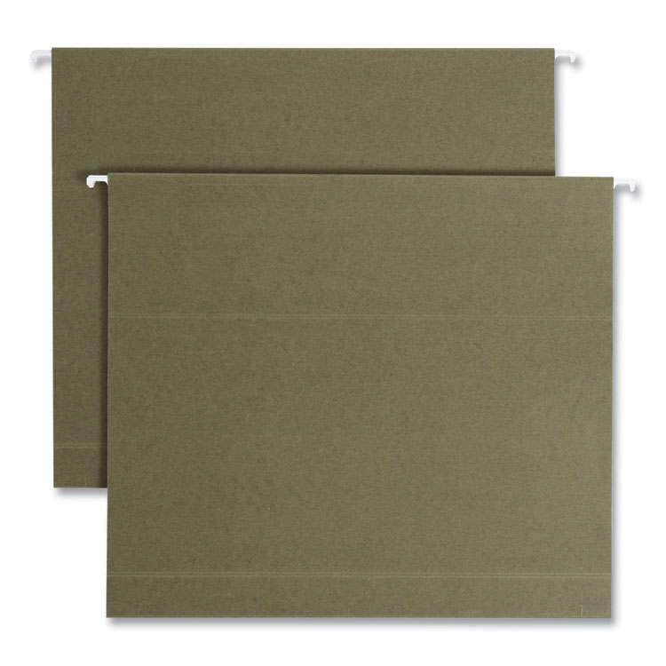Smead Box Bottom Hanging File Folders, 2" Capacity, Letter Size, Standard Green, 25/Box (SMD65090)