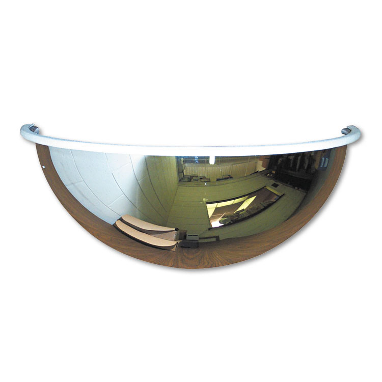 See All Half-Dome Convex Security Mirror, Half-Dome, 26" Diameter (SEEPV26180)