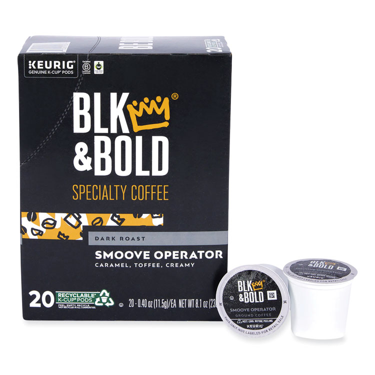 BLK & Bold Smoove Operator K-Cups, 20/Box (BKDOKB90056)