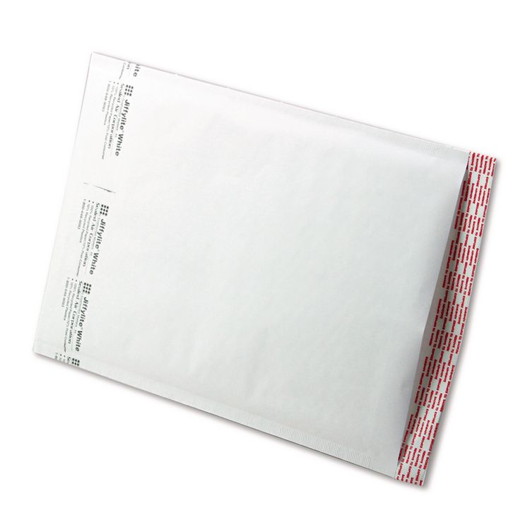 Sealed Air Jiffylite Self-Seal Bubble Mailer, #4, Barrier Bubble Air Cell Cushion, Self-Adhesive Closure, 9.5 x 14.5, White, 100/Carton (SEL39260)