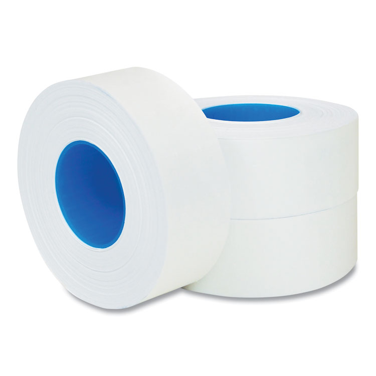 Garvey One-Line Pricemarker Labels, White, 1,200 Labels/Roll, 3 Rolls/Pack (GRV098616)