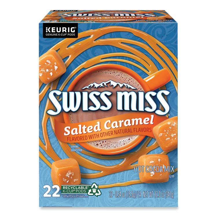 Swiss Miss Salted Caramel Hot Cocoa K-Cups, 22/Box (SWM5000369264)