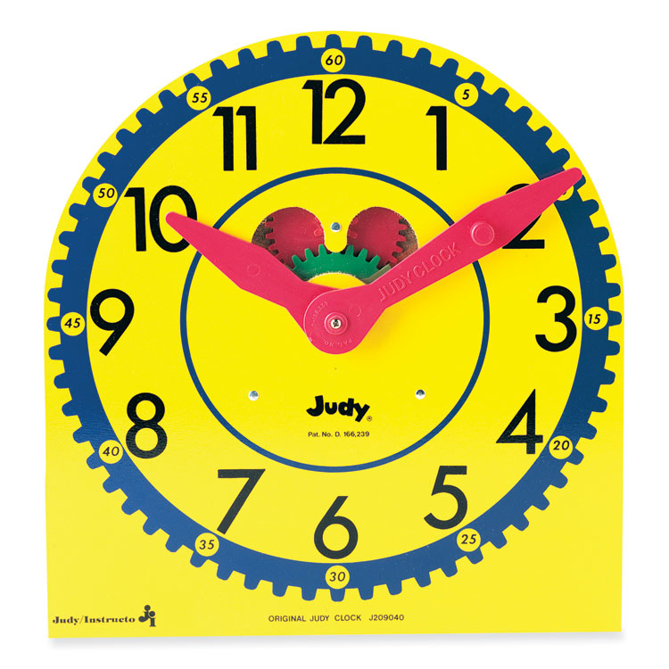 Carson-Dellosa Education Large Judy Clock, Ages 5 to 9 (CDP0768223199)