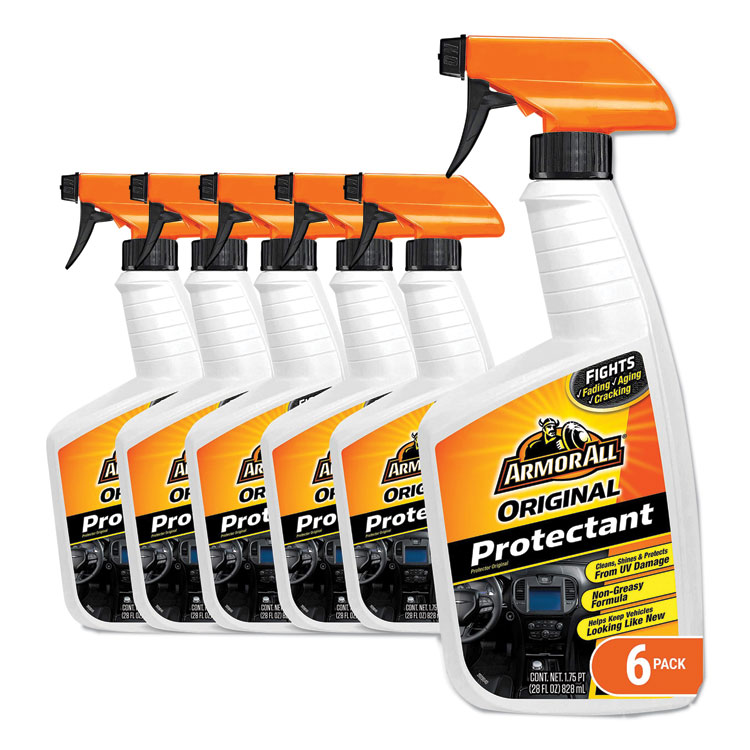 Armor All Original Protectant, 28 oz Spray Bottle, 6/Carton (ARM10228CT)