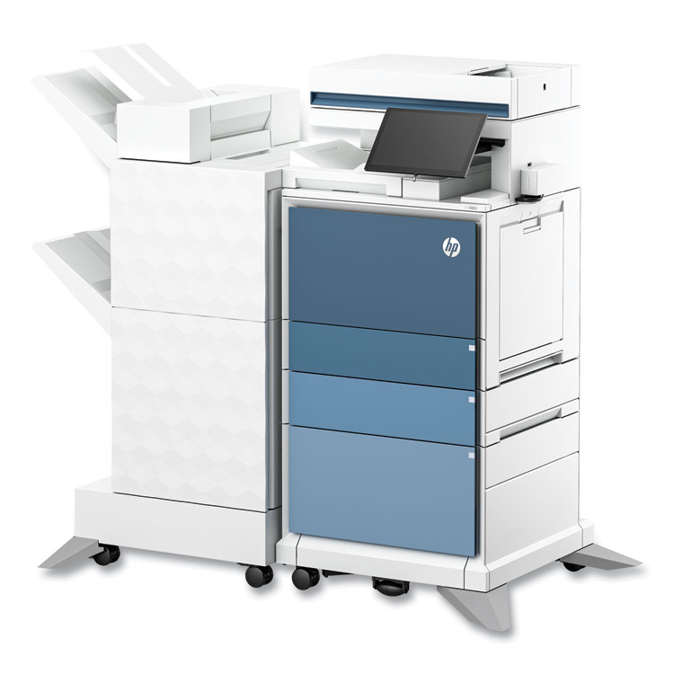 HP Color LaserJet Enterprise Flow MFP 6800zfw+ Printer, Copy/Fax/Print/Scan (HEW6QN38A)