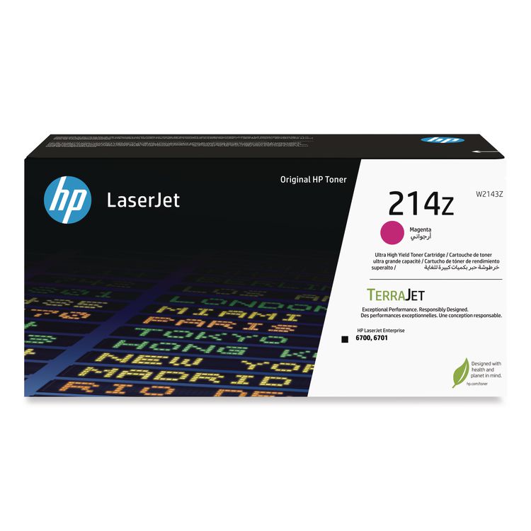 HP HP 214Z (W2143Z) Magenta Ultra High-Yield Original LaserJet Toner Cartridge (HEWW2143Z)