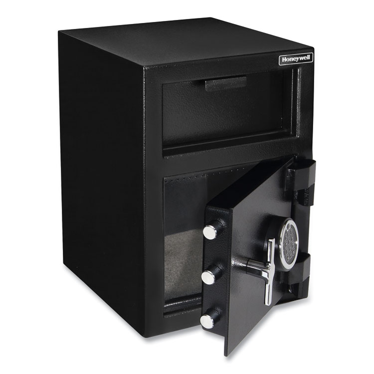 Honeywell Steel Depository Safe with Digital Lock, 14 x 15.2 x 20.2, 1.06 cu ft, Black (HWL5912)