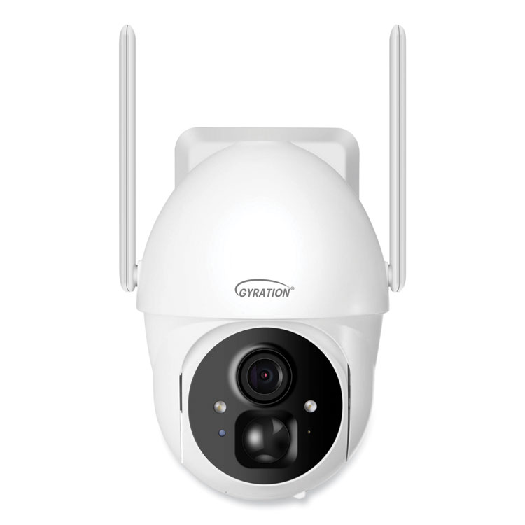 Gyration Cyberview 3020 3MP Smart WiFi Pan/Tilt Camera with Solar Panel, 2304 x 1296 Pixels (ADECYBRVIEW3020)