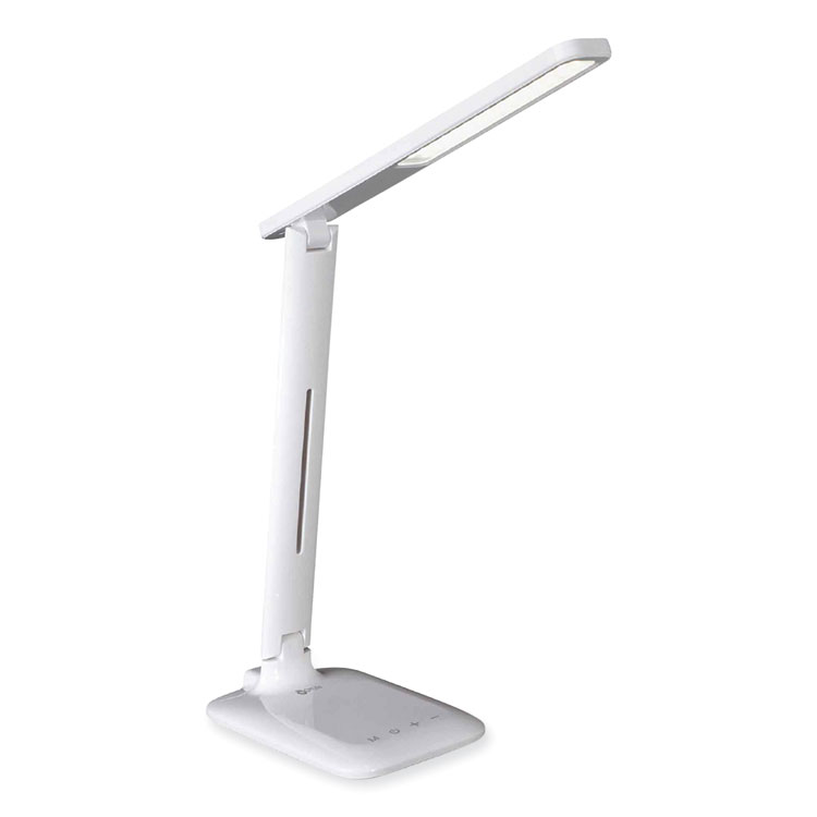 OttLite Wellness Series Slimline LED Desk Lamp, 5" to 20.25" High, White (OTTCS33600CSHPR)