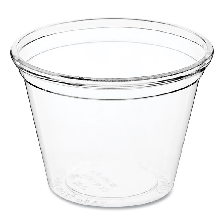 World Centric PLA Clear Cold Cups, 1 oz, Plastic, Clear, 3,000/Carton (WORCPCS1S)