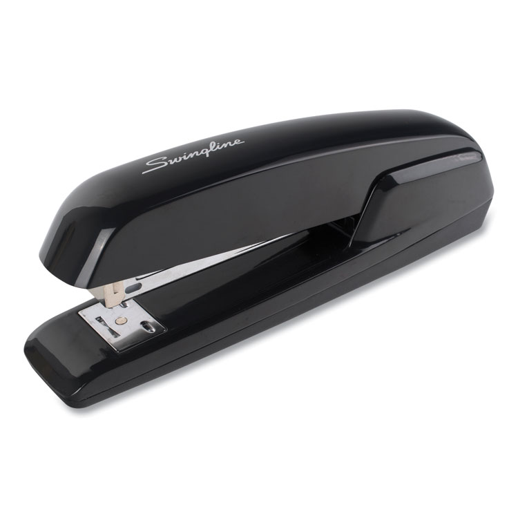 Swingline Durable Full Strip Desk Stapler, 25-Sheet Capacity, Black (SWI64601)