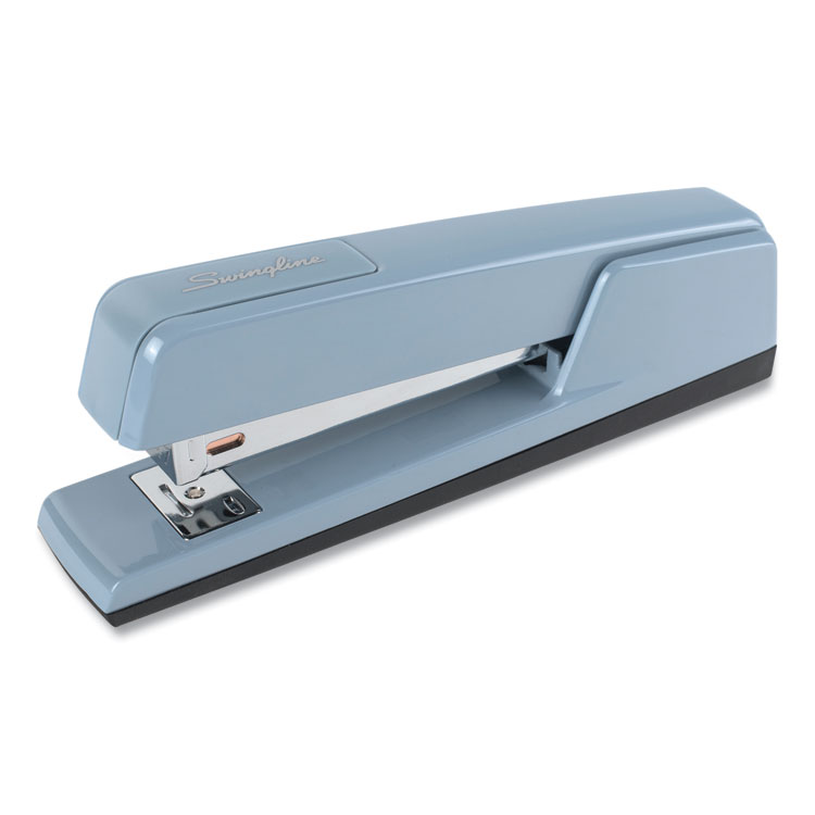 Swingline 747 Classic Full Strip Stapler, 30-Sheet Capacity, Sky Blue (SWI74708)