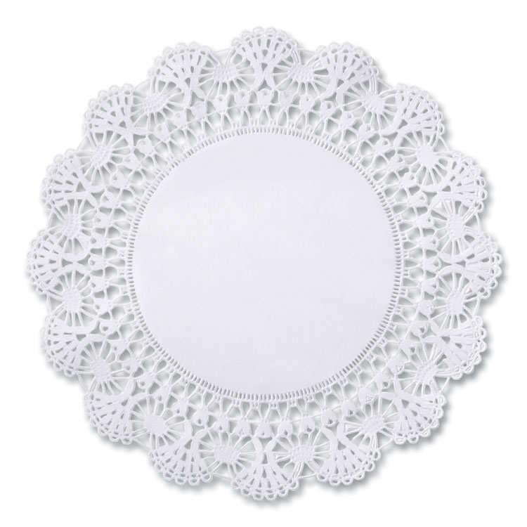 Hoffmaster Cambridge Lace Doilies, Round, 6", White, 1,000/Carton (HFM500235)