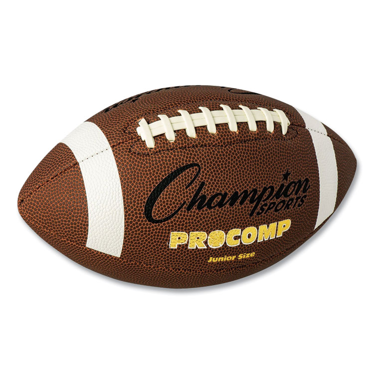 Champion Sports Pro Composite Football, Junior Size, Brown (CSICF300)