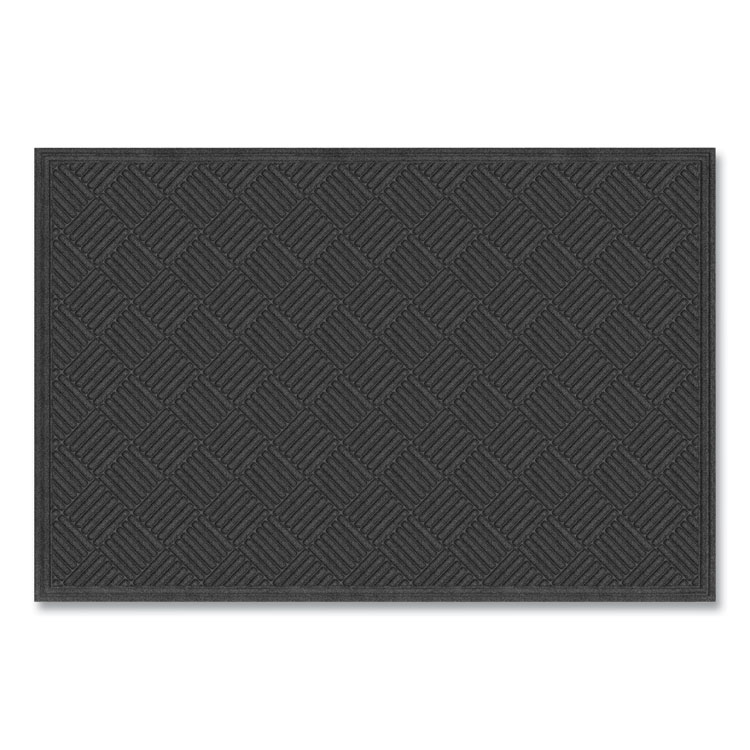 Apache Mills Ecomat Crosshatch Entry Mat, 48 x 72, Charcoal (APH062023)