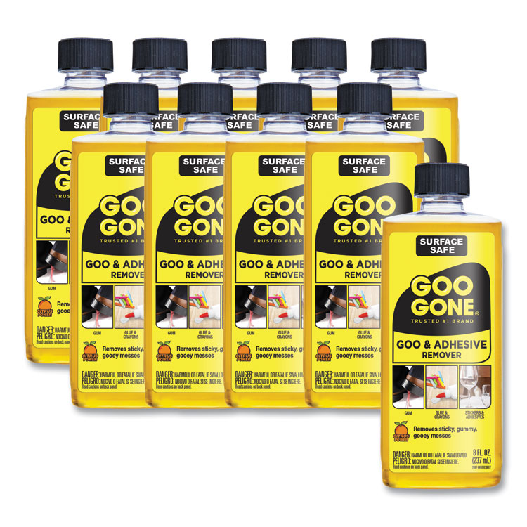 Goo Gone Original Cleaner, Citrus Scent, 8 oz Bottle, 12/Carton (WMN2087)